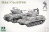 Takom 2205W M4A1(76w)HVSS + M1 Super Sherman + US Army Tank Crewman Sherman Box Limited Edition 1/35